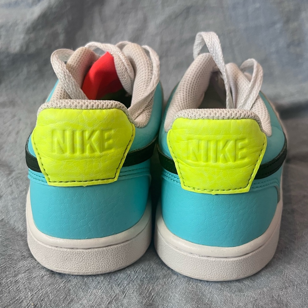 Nike White and Neon Sneakers - Picture 6 of 8